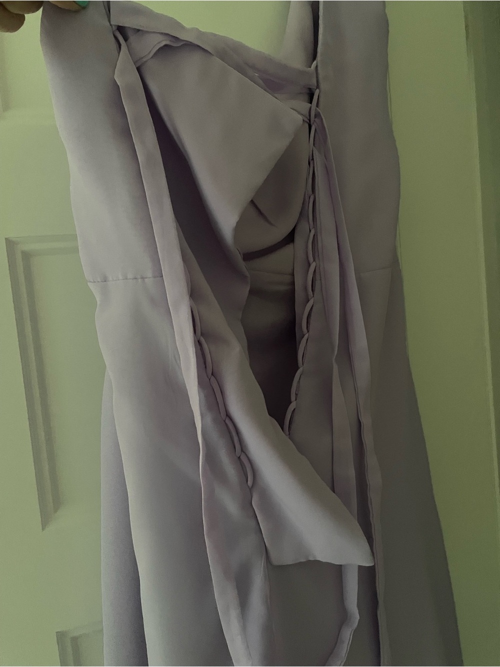 M - Raseal One Shoulder Chiffon Bridesmaid Dress - Picture 5 of 11